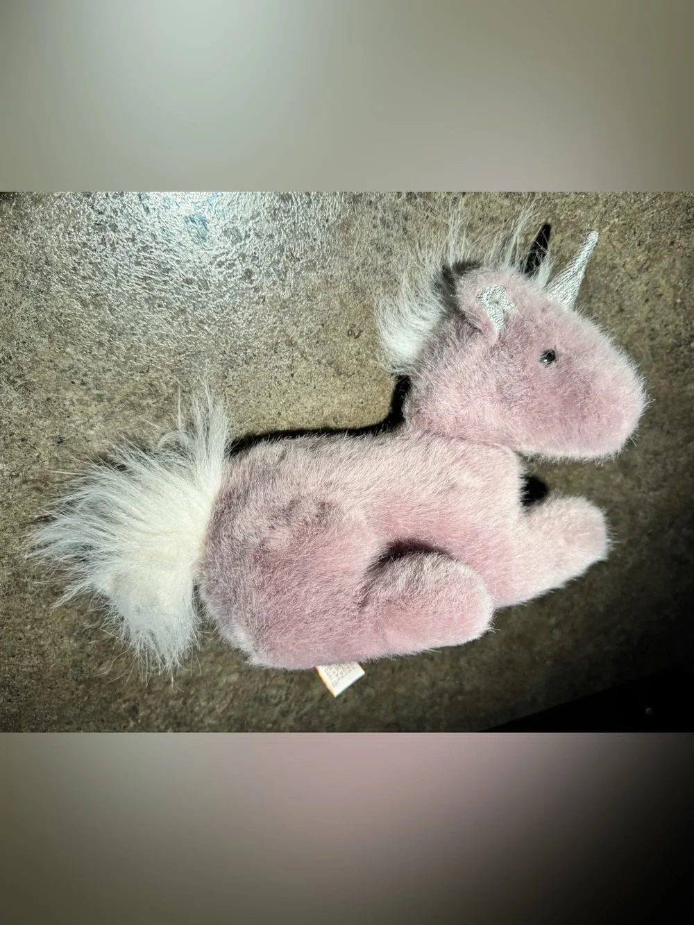 1990 Dakin Plush Lilac Unicorn Stuffed Animal